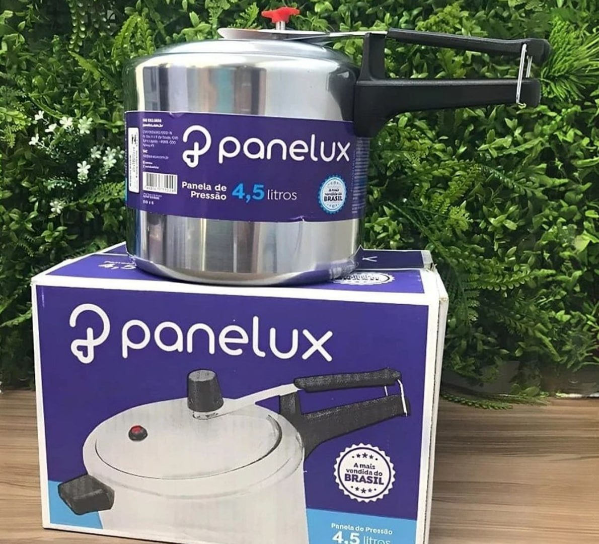 ✅ Panelux Panela de Pressão 4,5L