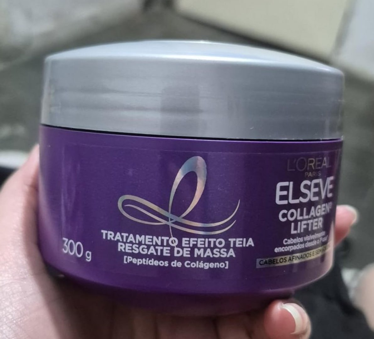 ✅ Máscara de Tratamento Condicionante Elseve Collagen Lifter, 300g