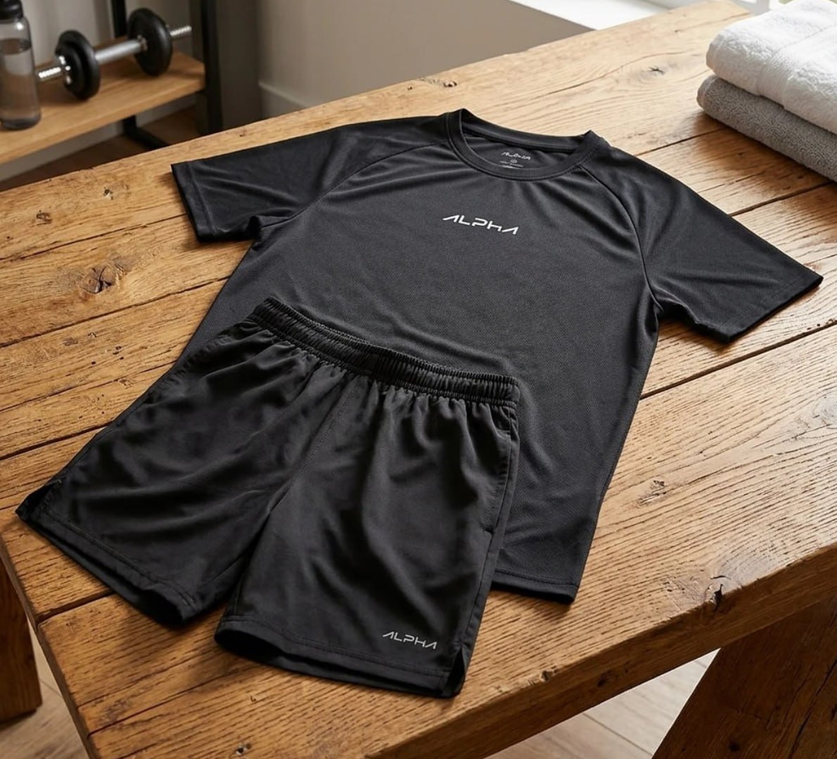 ✅ Kit Bermuda + Camiseta New Fluid Dry Alpha