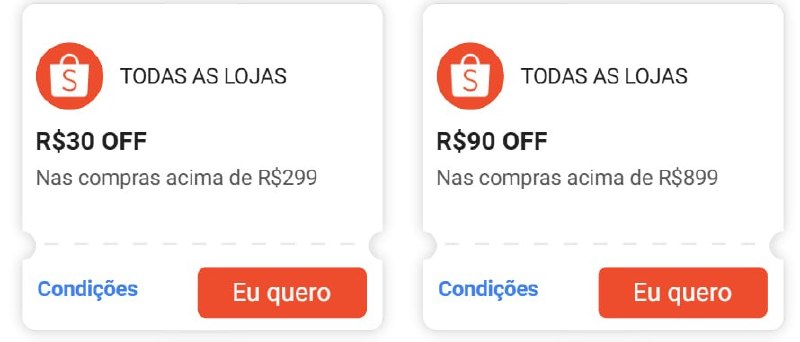 🚨 CUPONS SHOPEE 🚨