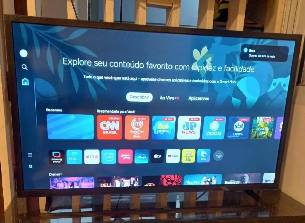📺 Smart TV Samsung 32" HD Tizen HDR Wi-Fi HDMI