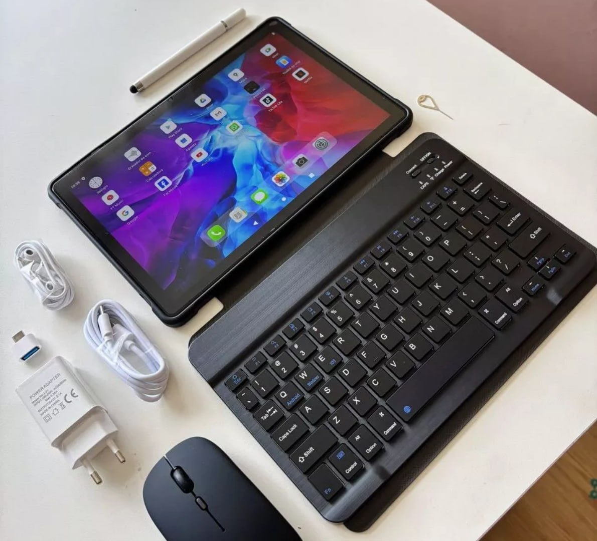 📱 Tablet 10.1” com Teclado+Mouse 6GB RAM 128GB Android 13 Câmera 50MP