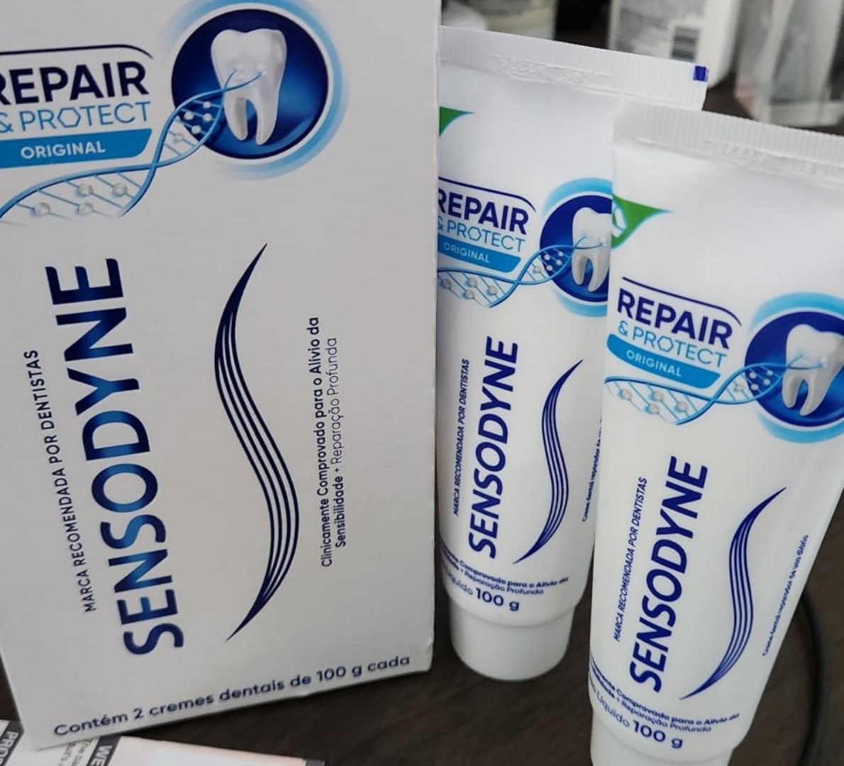 🦷 Sensodyne Creme Dental Repair e Protect, 2 unidades 100g cada