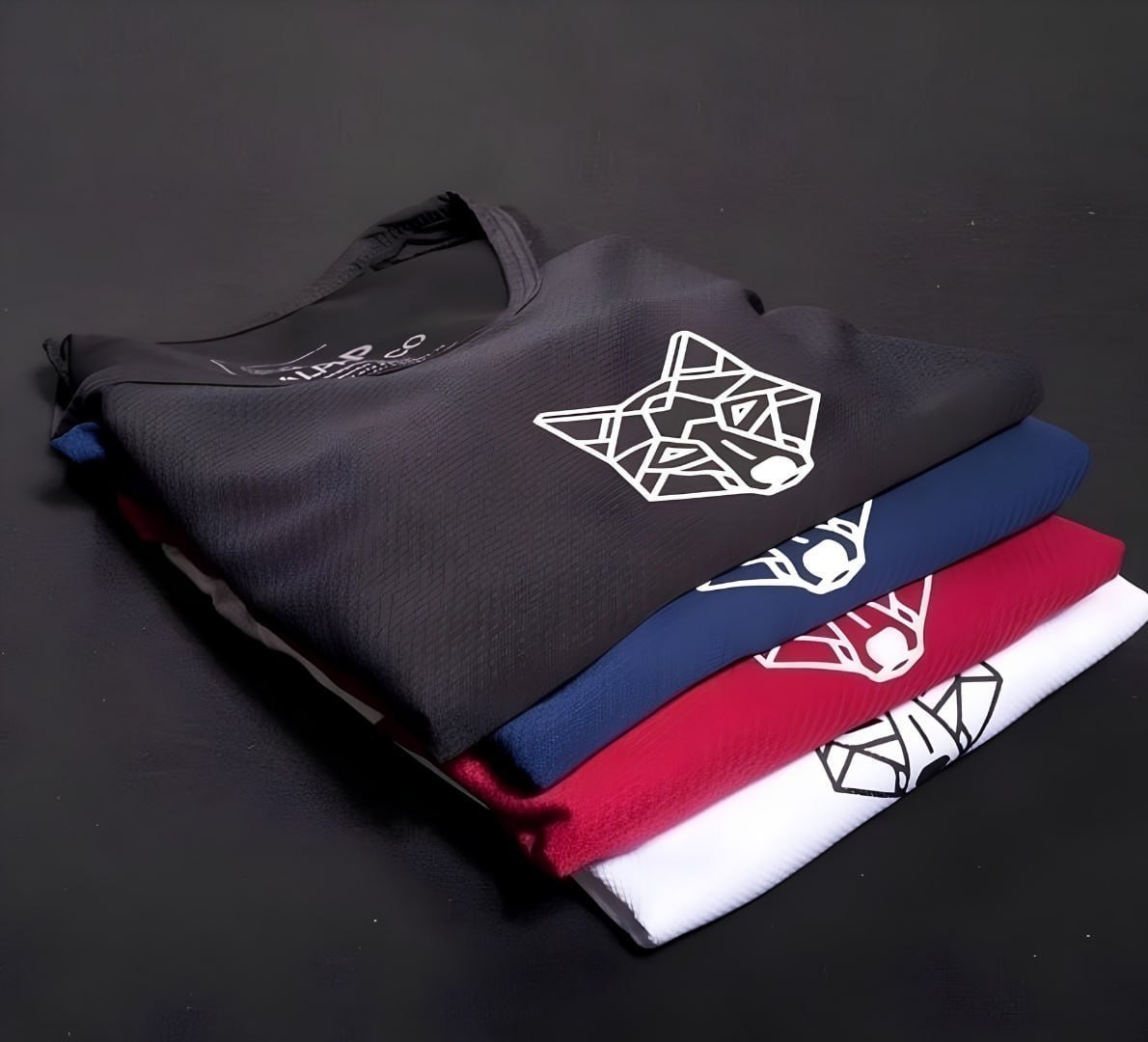 🐺 Kit 3 Camisetas Dry Lobo Alpha Geométrico