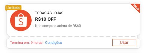 🚨 NOVO CUPOM SHOPEE 🚨