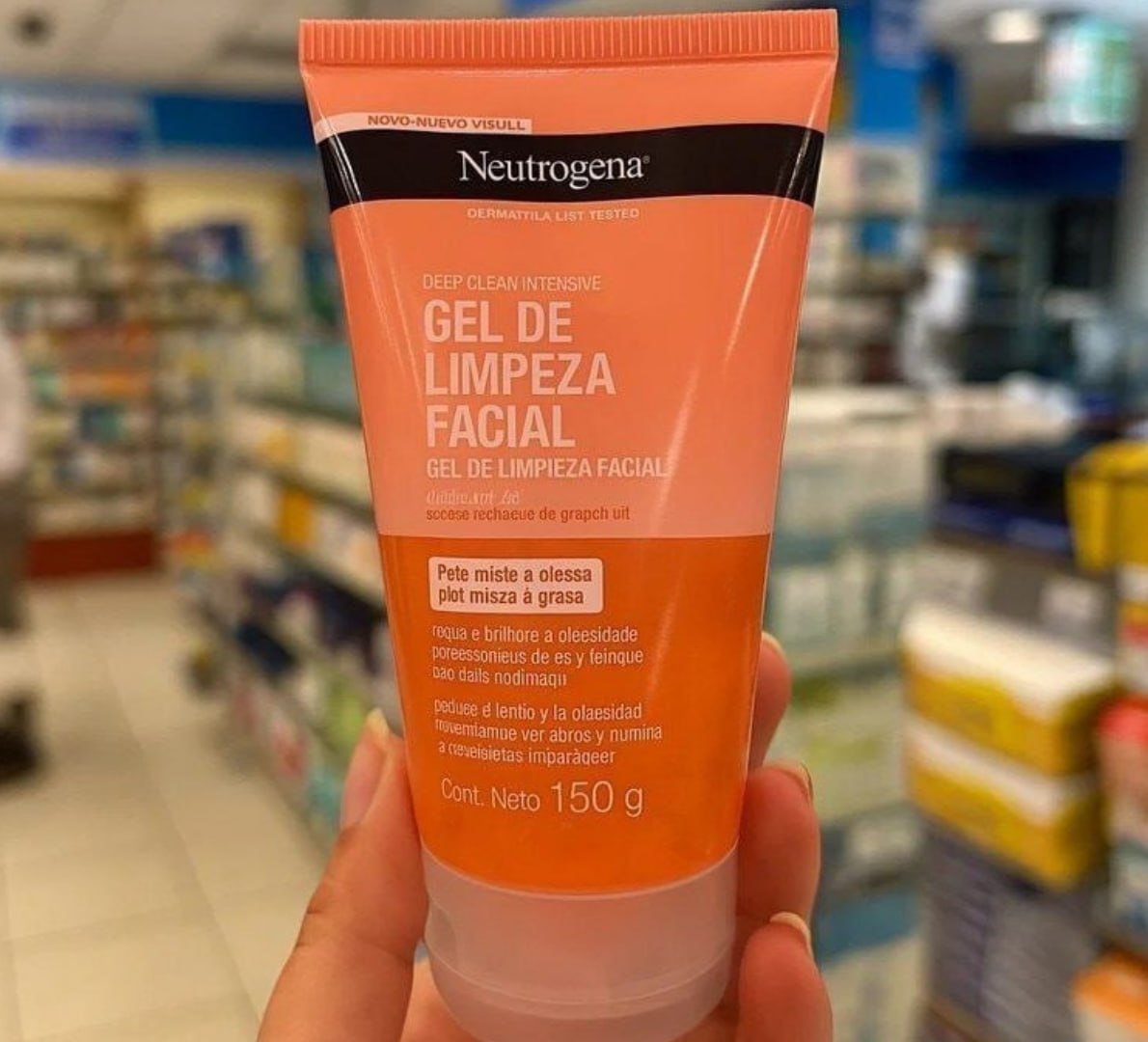 🫧 Gel de Limpeza Facial Neutrogena Deep Clean Intensive Grapefruit, 150g