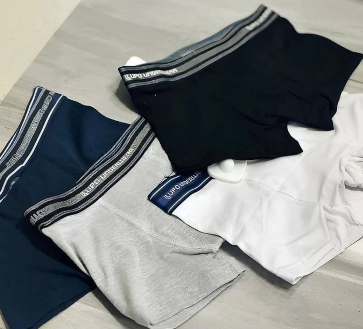 🩲 Kit 4 Cuecas Boxer Lupo Algodão