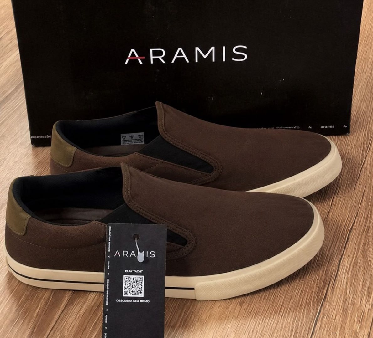 👟 Tênis Aramis Flat Yacht Marrom