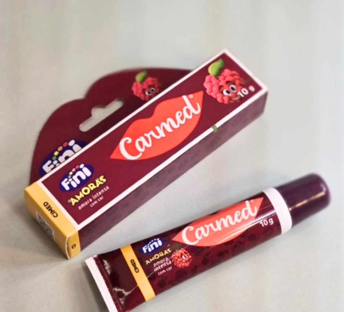 🍓 Carmed Fini Amora Intensa Hidratante Labial com cor 10g