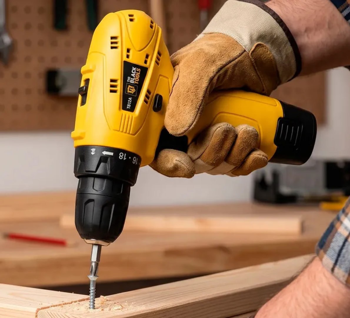 🧰 Parafusadeira Furadeira The Black Tools TB12A 3/8 a Bateria
