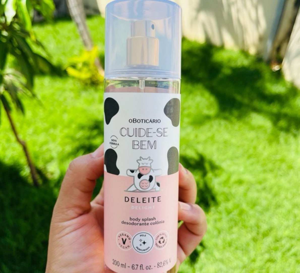 🧴 Body Splash Boticário Cuide-se Bem Deleite 200mL