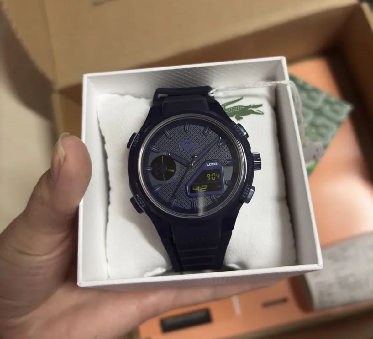 ⌚️ Relógio Lacoste Lc33 Em Borracha (4 cores)
