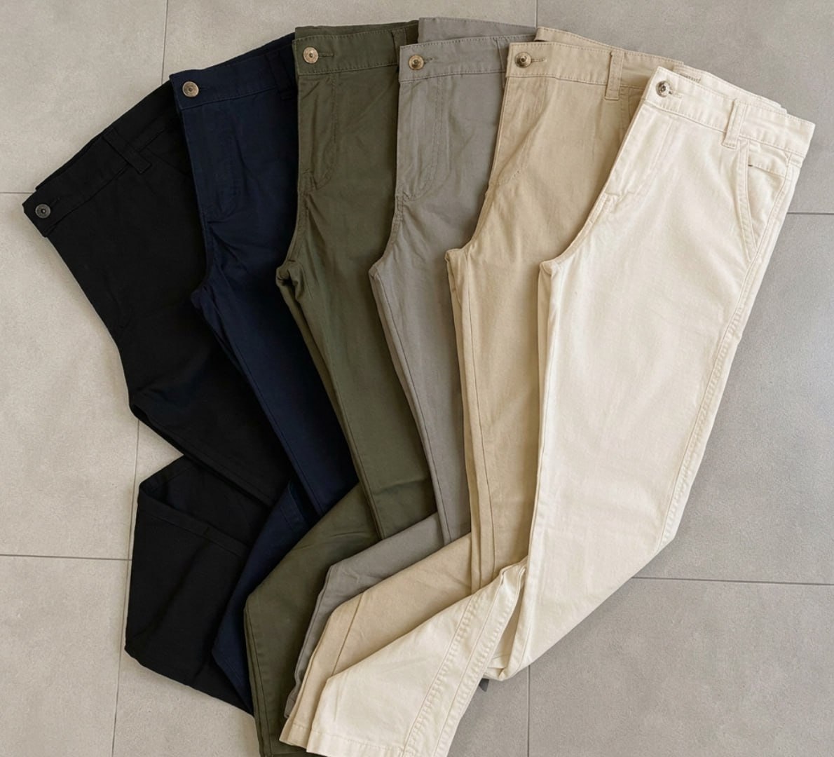 👖 Calça Sarja com Elastano (6 cores)
