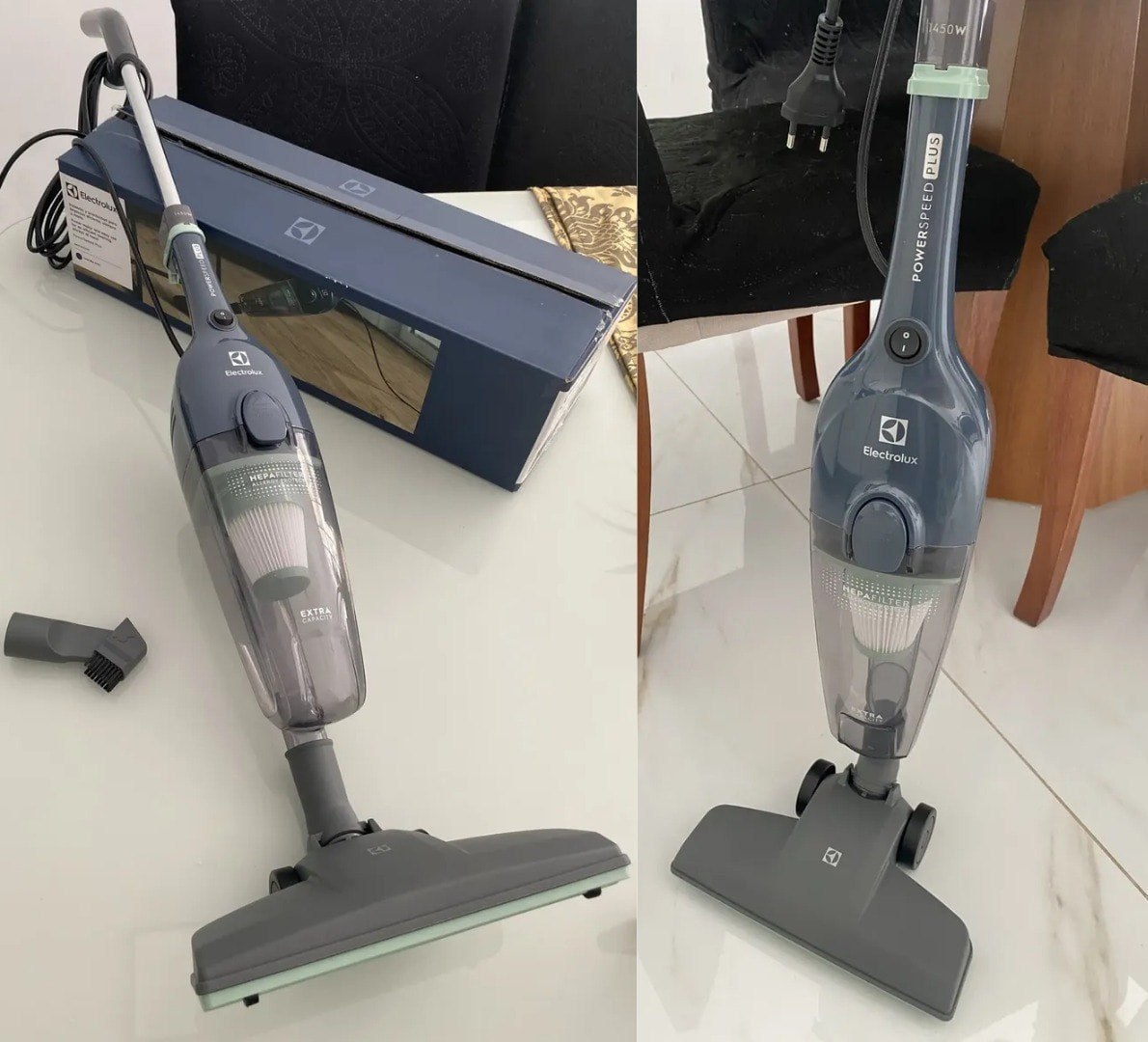 ✅ Aspirador de Pó Vertical Electrolux 1450W 2 em 1 1,6L