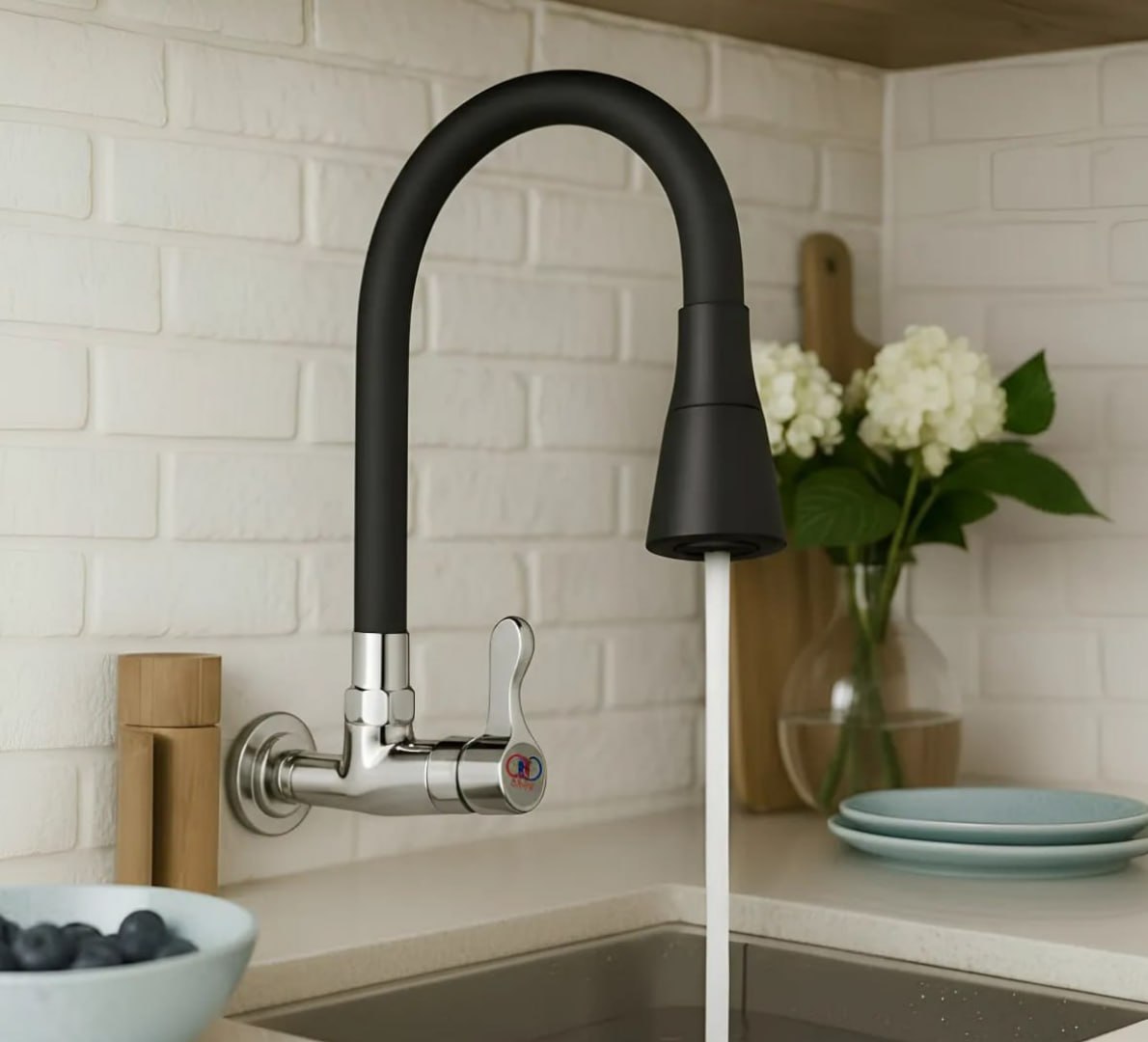 ✅ Torneira Gourmet Flexível 2 Jatos