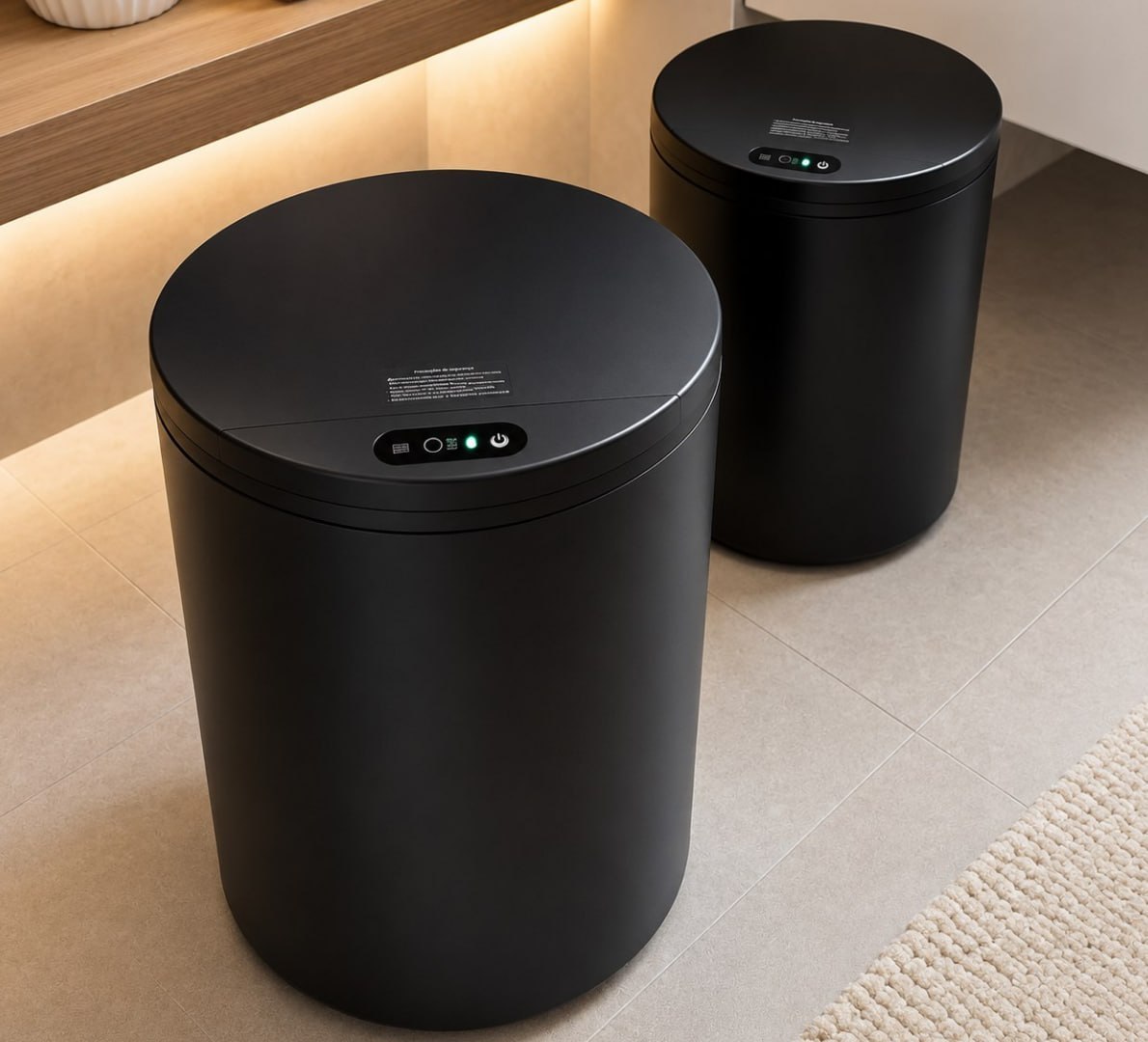 🗑 Lixeira Inteligente com Sensor Automático 16L