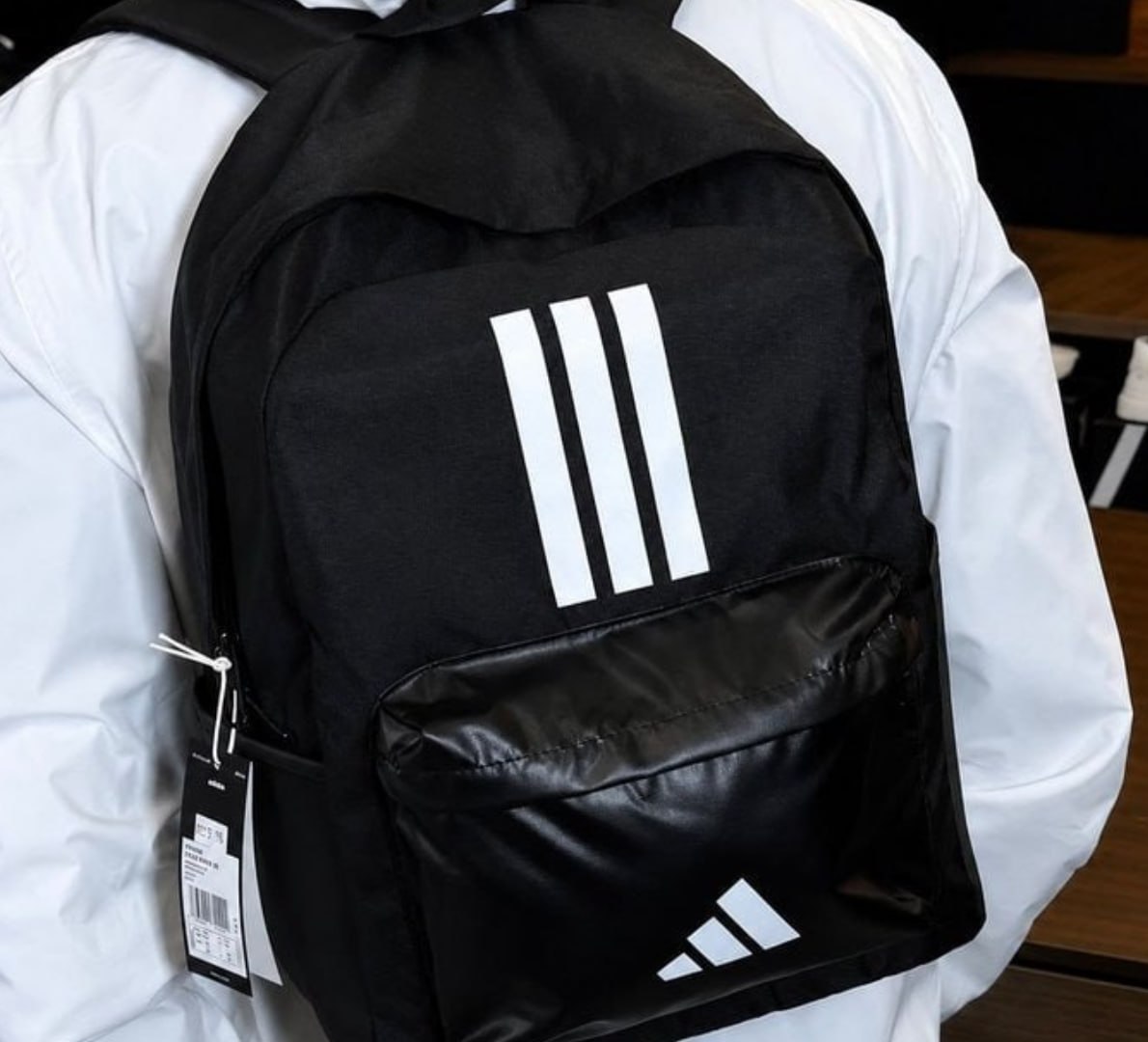 🎒 Mochila Clássica Treino 3 Listras adidas