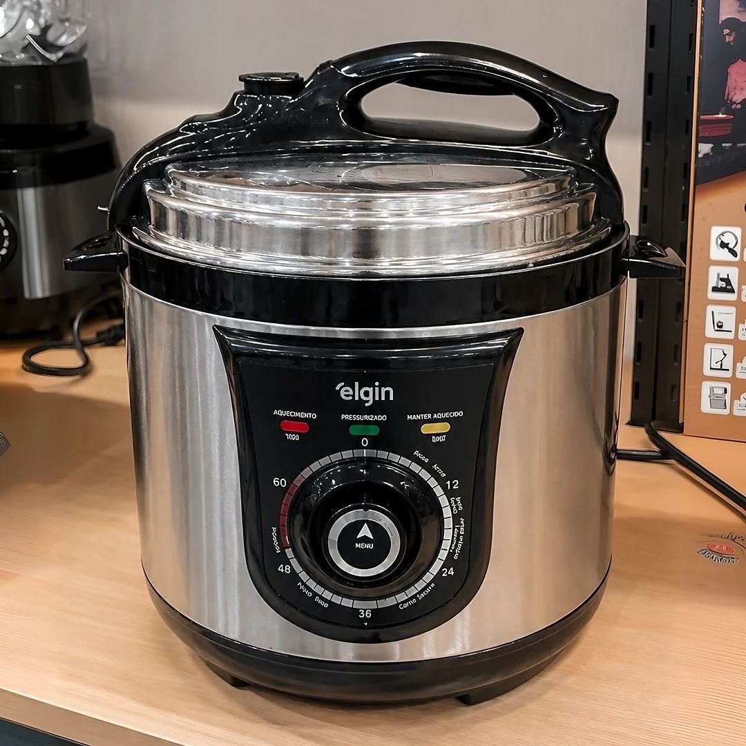 🍲 Panela de Pressão Elétrica Elgin 4 Litros Segura e Prática 840W 110V