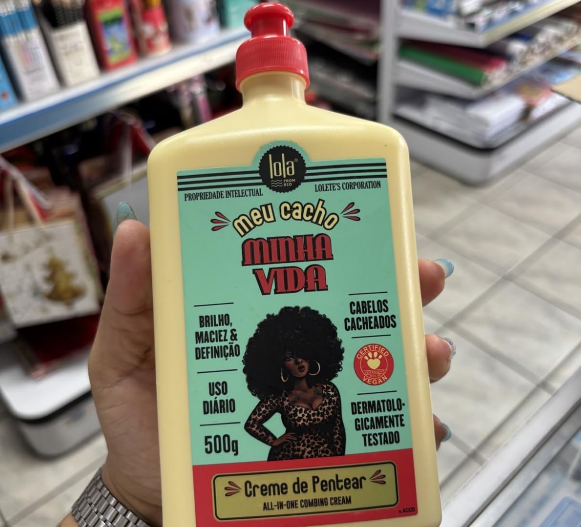 š© āMeu Cacho Minha Vida, Creme de Pentear, 500ml - Lola