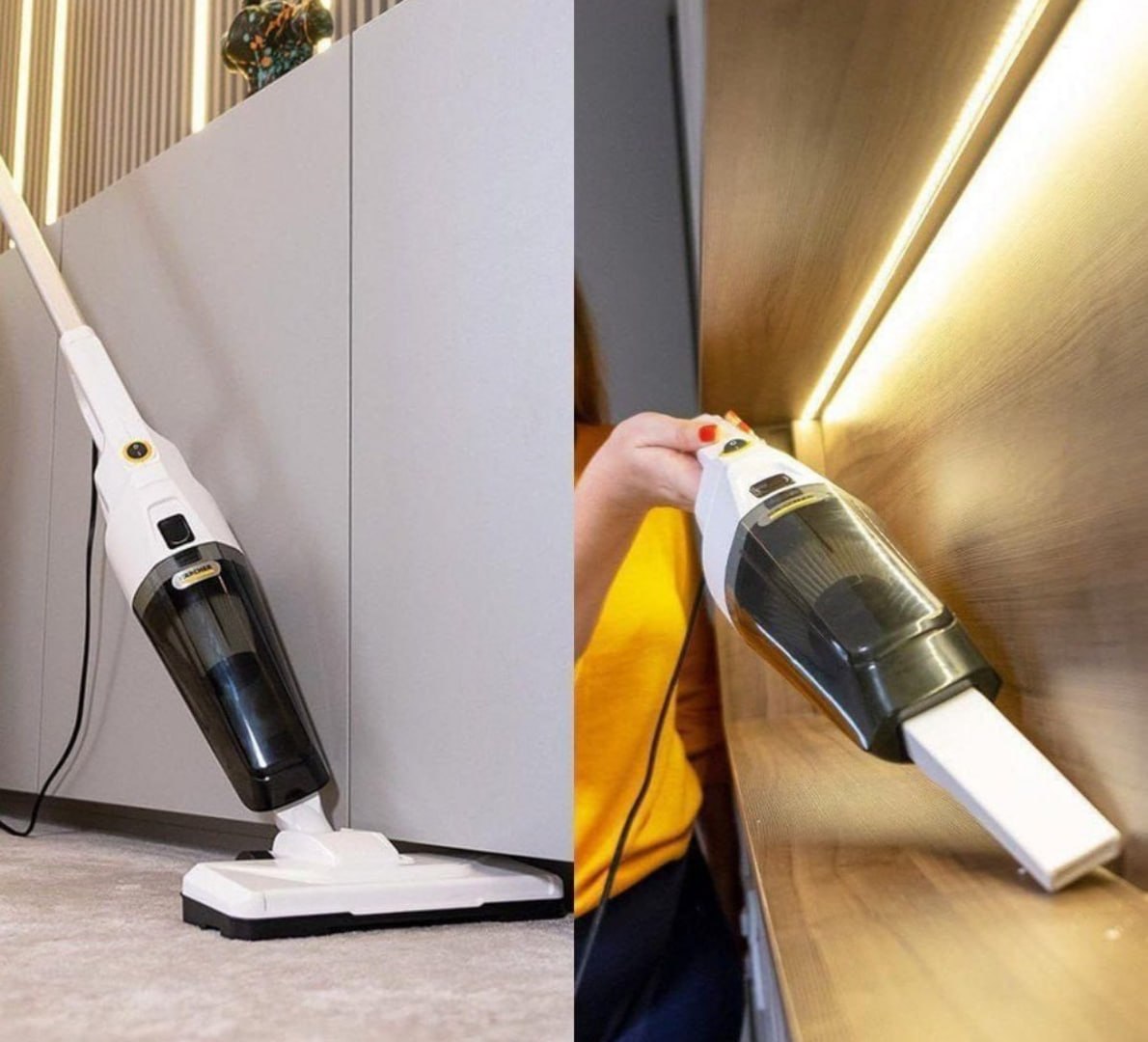 ✅ Aspirador de Pó Vertical 2 Em 1 Kärcher Com Filtro 1000w 220v