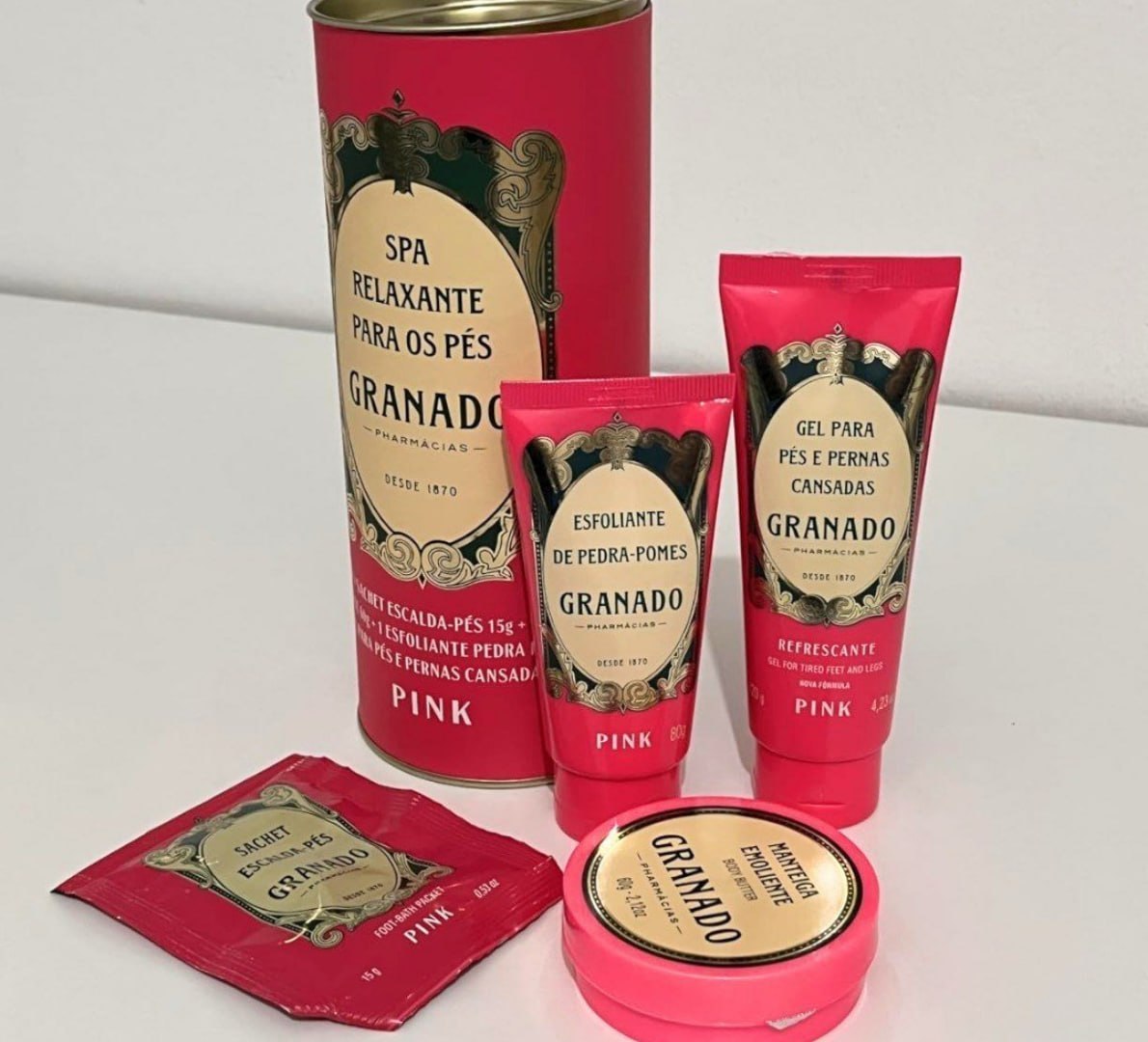 🦶 Granado Kit Pink Spa Relaxante Para os Pés