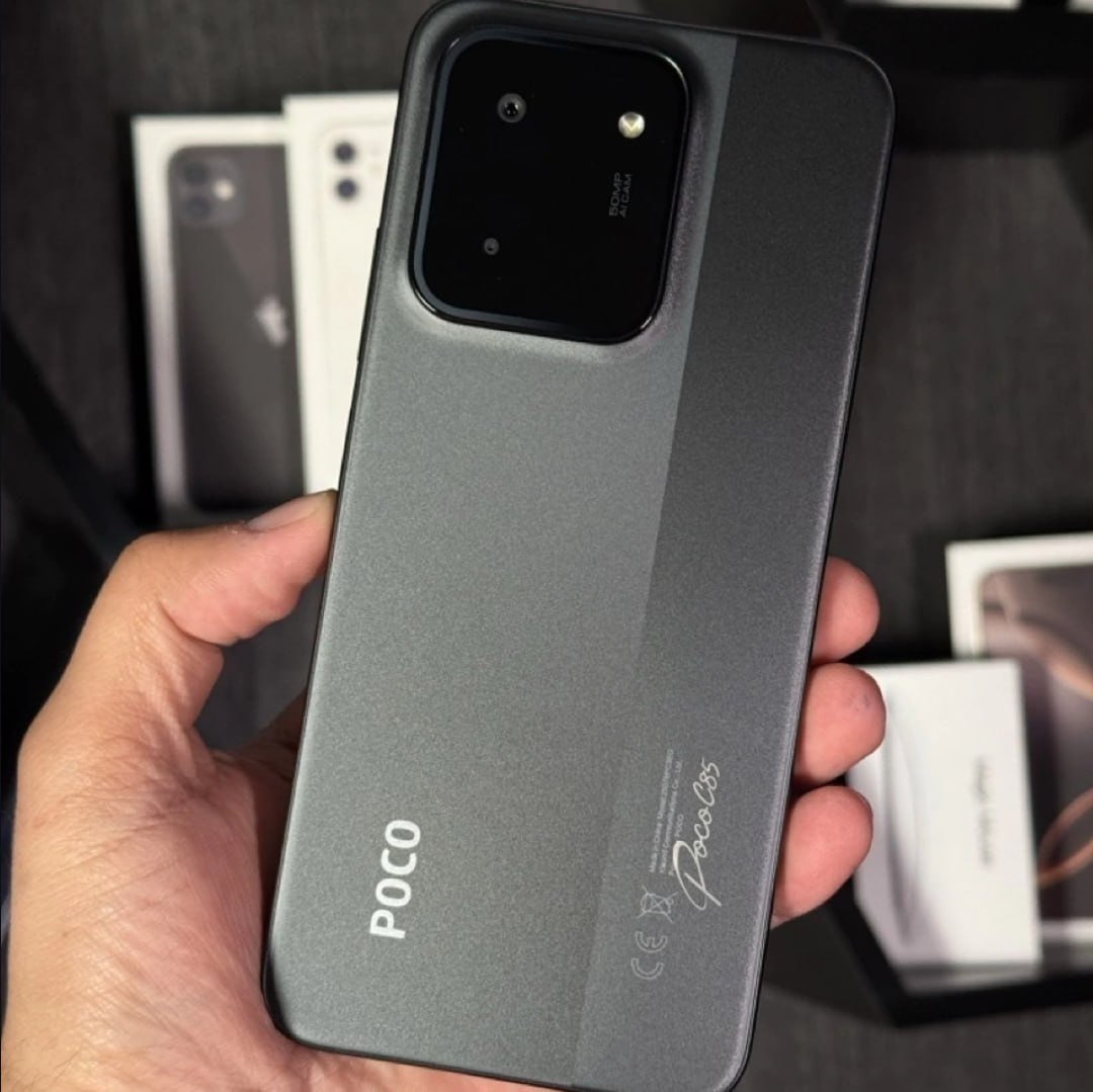 📱 Xiaomi Poco C85, 256GB, 8GB RAM, Roxo ou Preto