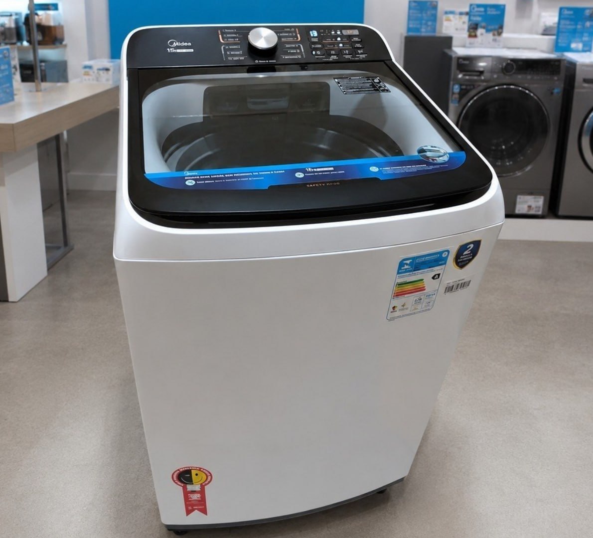 💧 Máquina de Lavar Roupas 15kg Midea Wave Agitator
