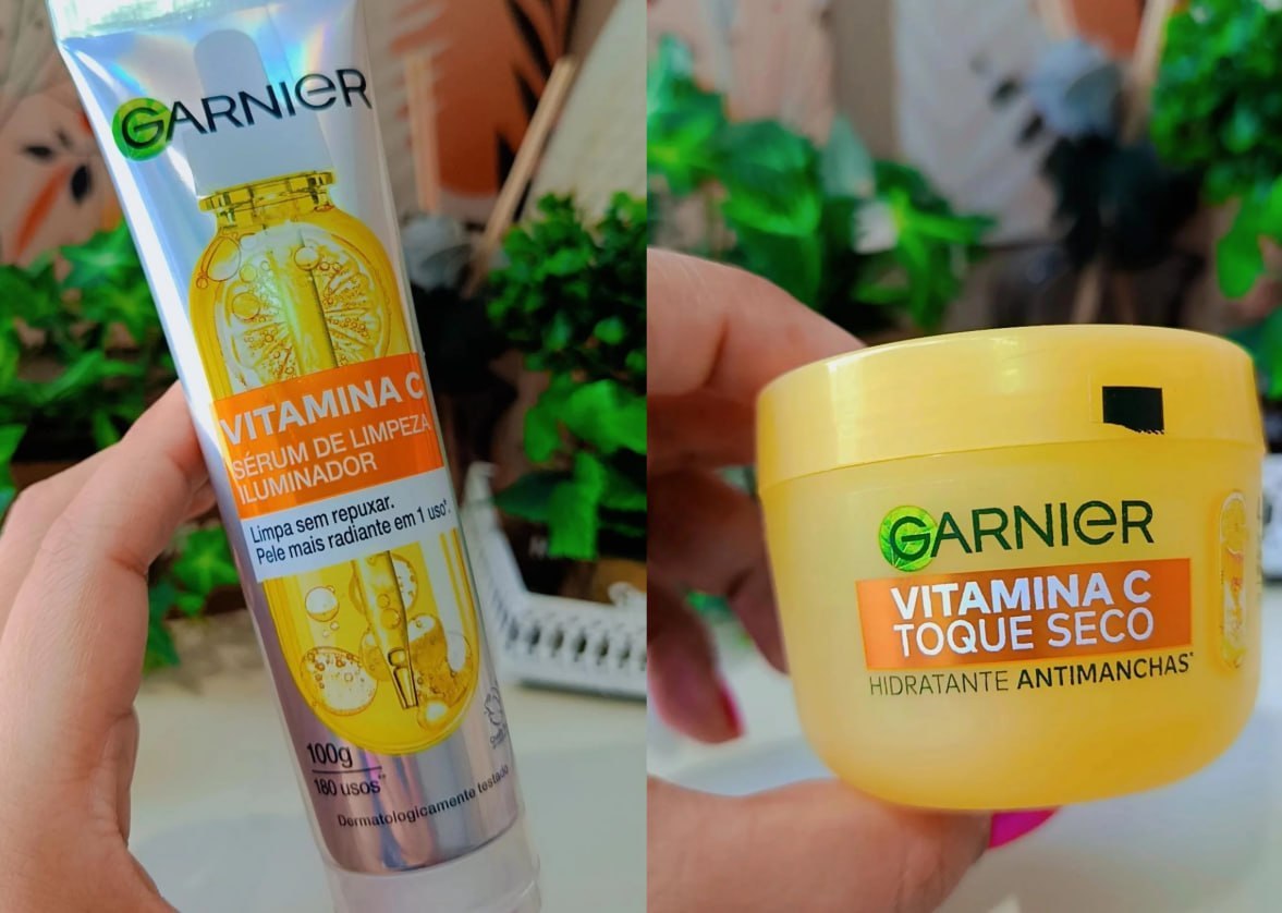 🧴 Sérum de Limpeza 100g + Hidratante Antimanchas Garnier 85g