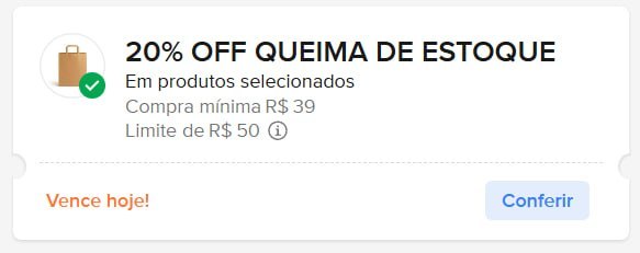 🚨 CUPOM ML QUEIMA DE ESTOQUE 🚨