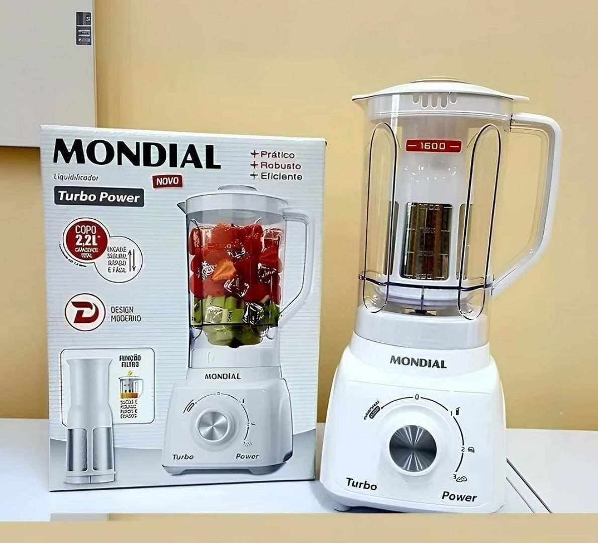 🌪 Liquidificador Turbo Power Mondial 550W