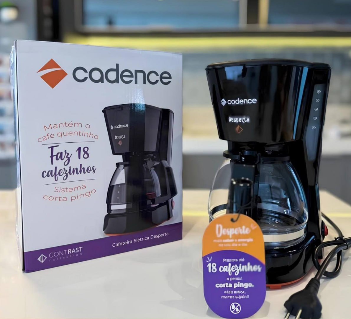 ☕️ Cafeteira Cadence Desperta CAF338 18 Cafés