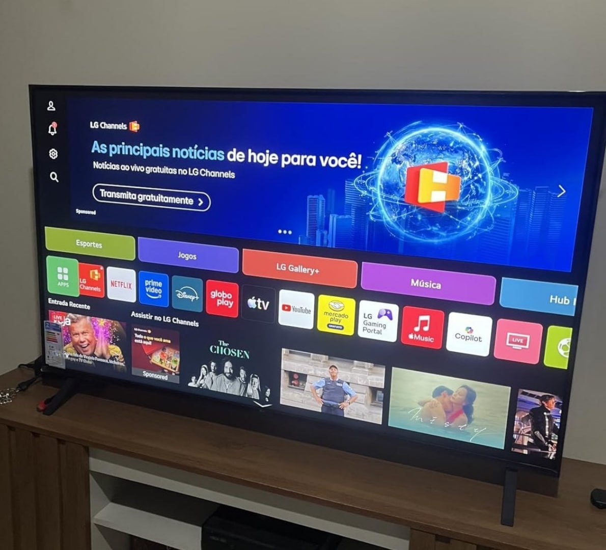 📺 Smart TV LG 55" 4K UHD NANO AI WebOs 26
