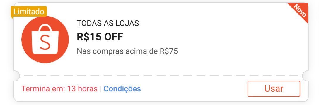 🚨 NOVO CUPOM SHOPEE 🚨