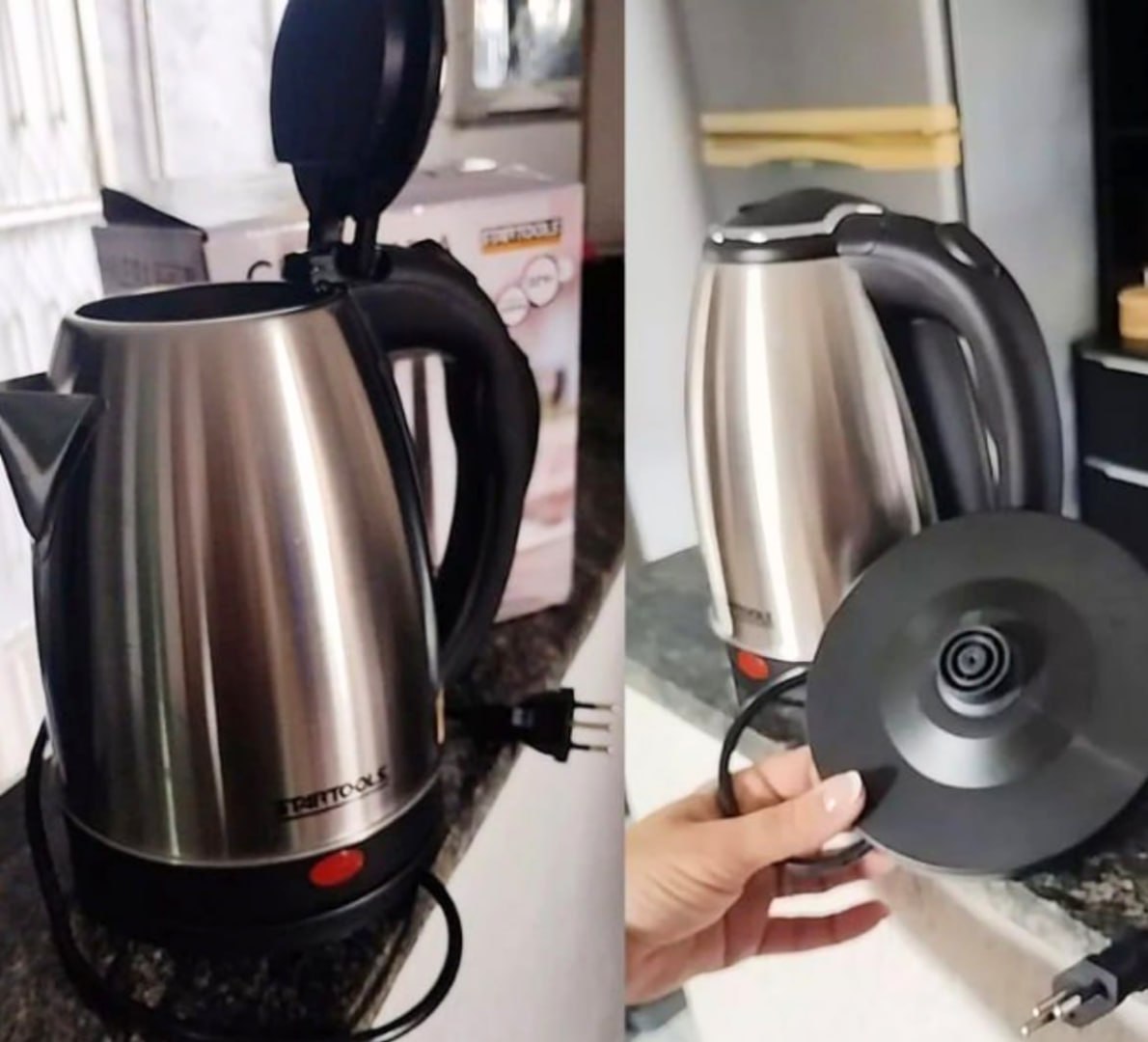 ☕️ Chaleira Elétrica Jarra Inox 110v