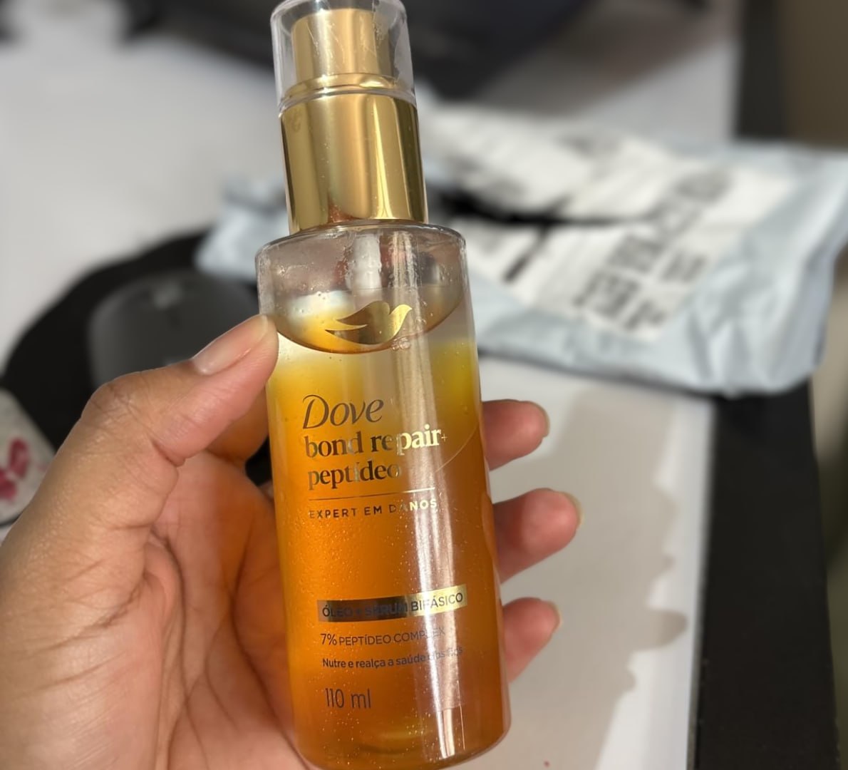 💧 Dove Óleo + Sérum Bifásico Bond Intense Repair 110ml