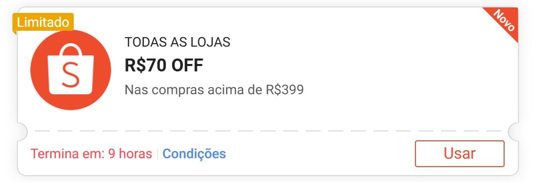 🚨 NOVO CUPOM SHOPEE 🚨