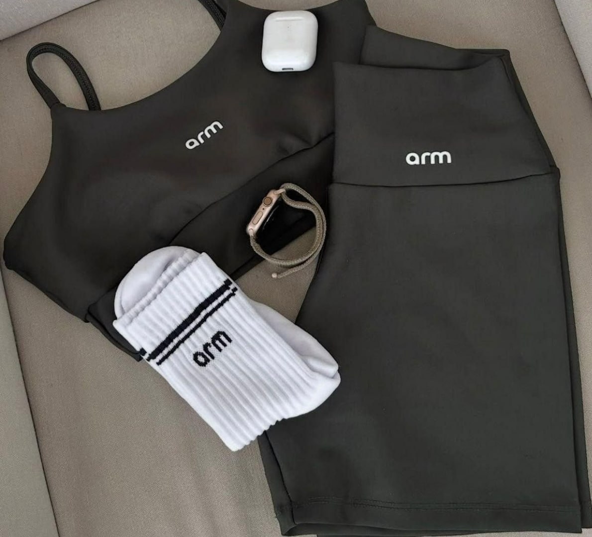 💪 Conjunto Fitness Top e Short Arm (3 Cores)