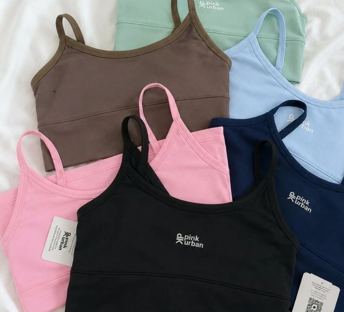 ✅ Regata Alça Fina Fitness - Opções de Cores