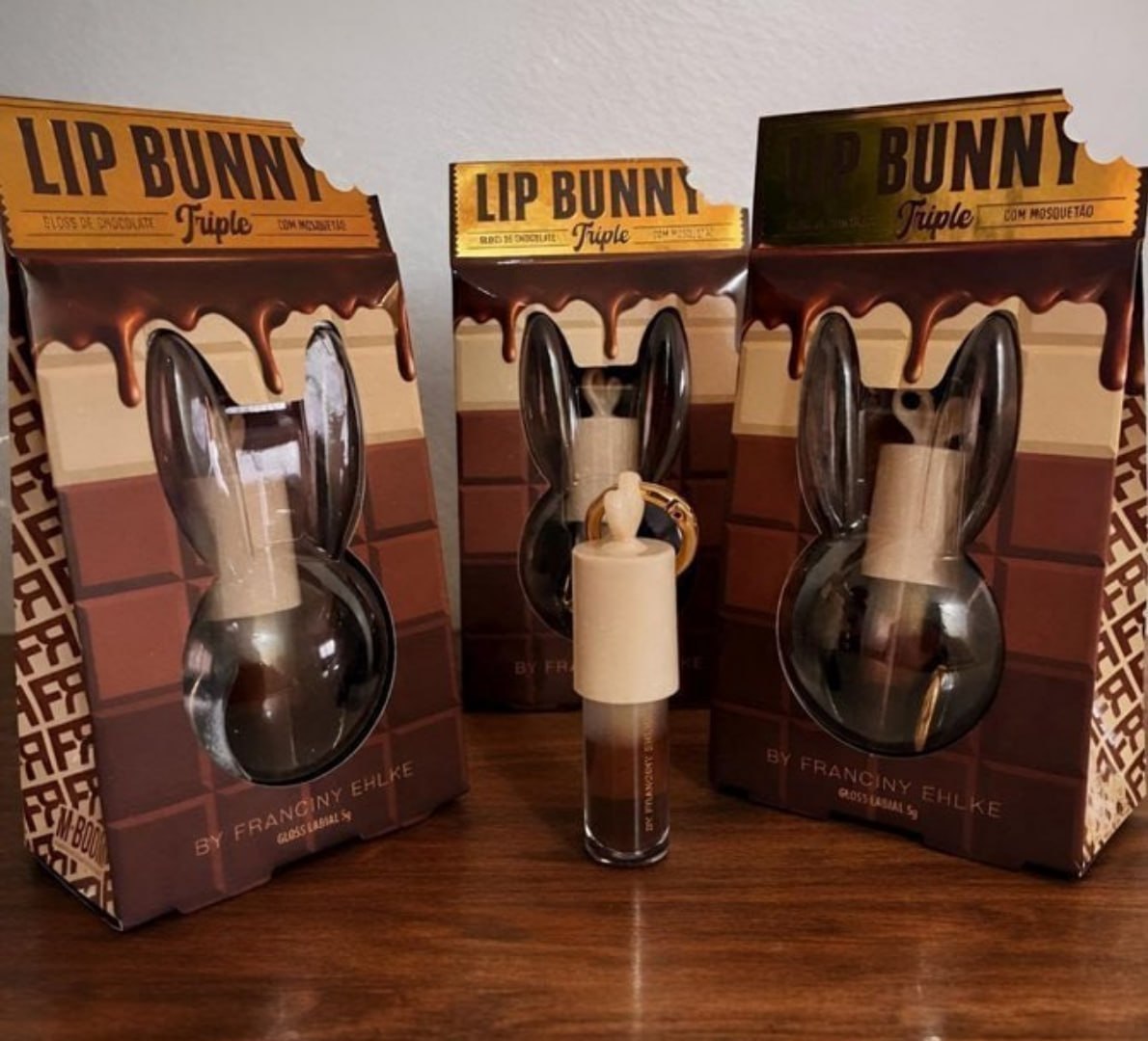 💋 Gloss Labial Lip Bunny Triple