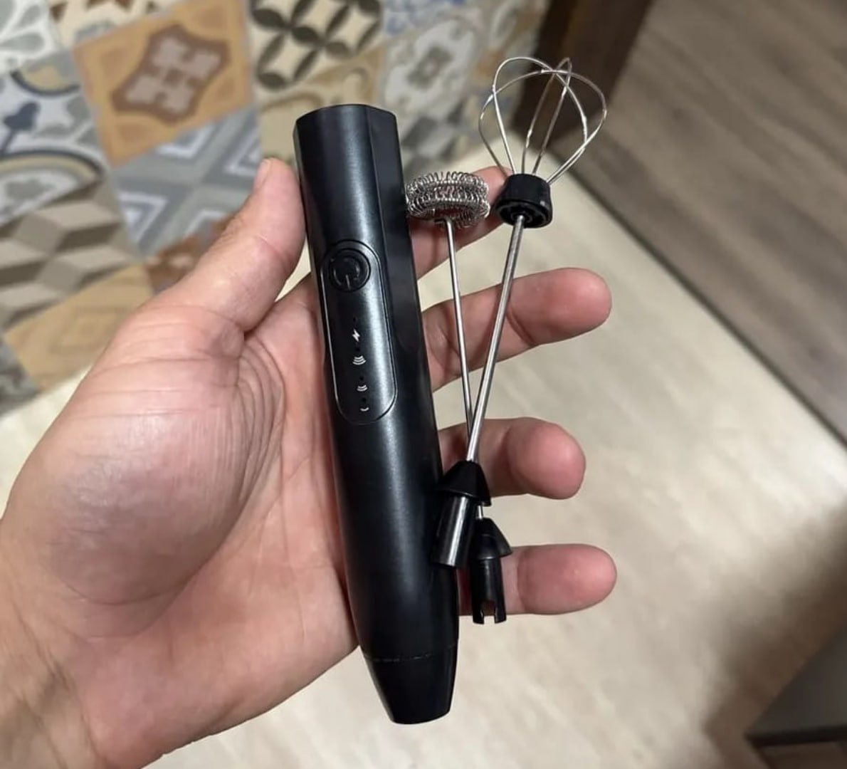 ✅ Mixer Elétrico Portátil 2 em 1 Recarregável