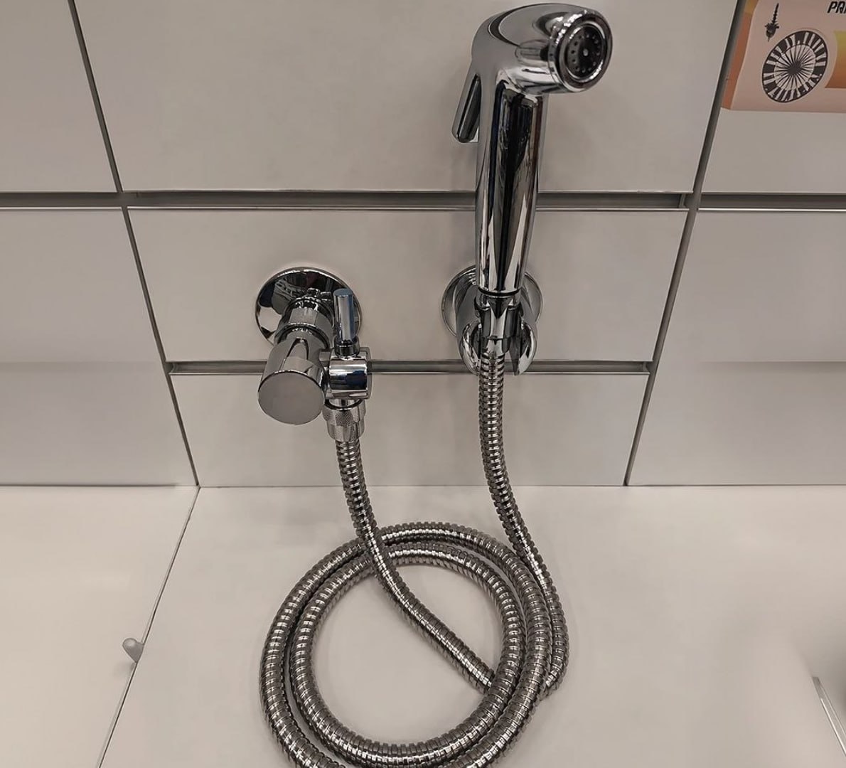 💧 Ducha Higiênica de Banheiro 1.20m Forte Lar 1/4 Volta