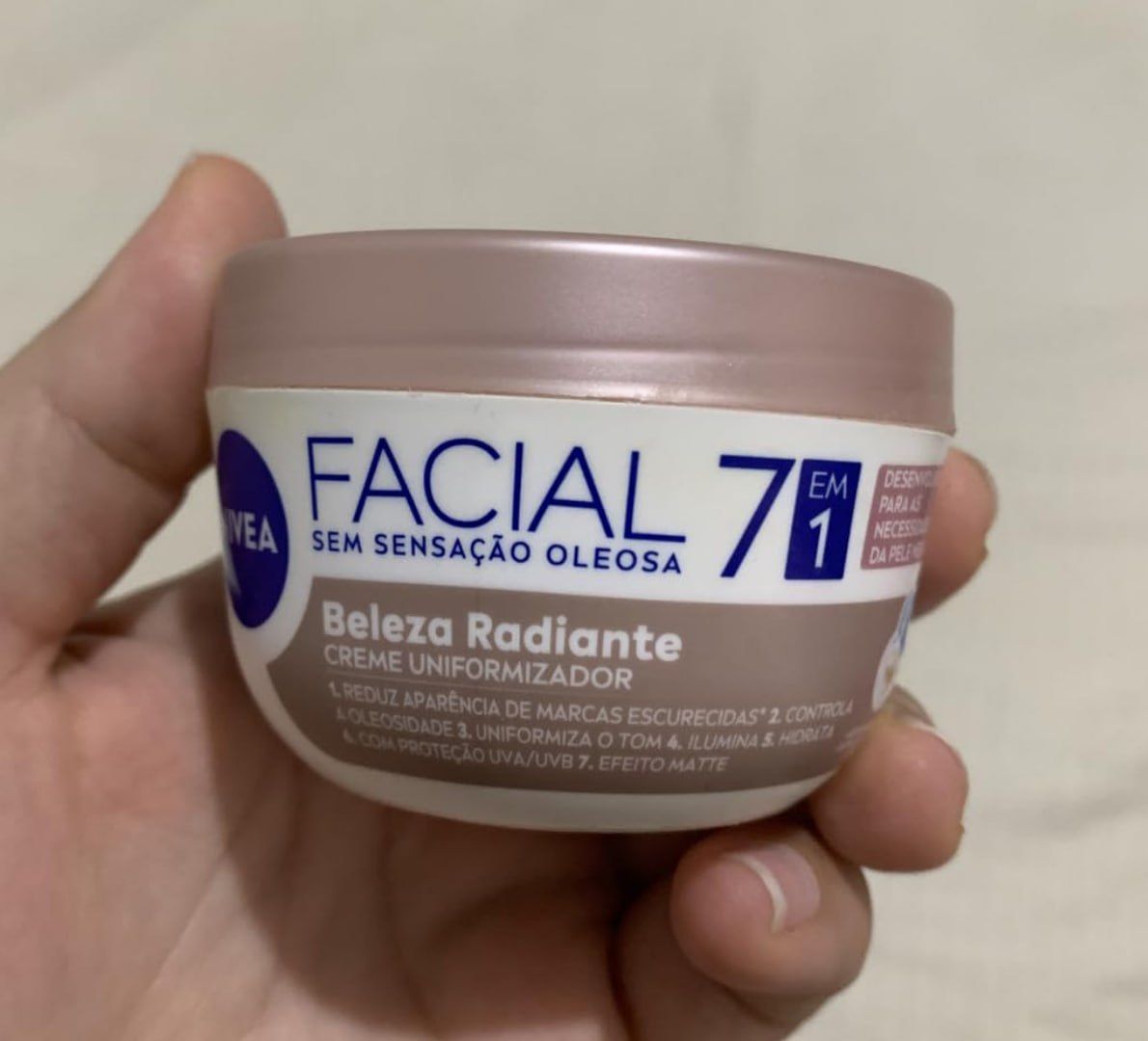 🧴 NIVEA Creme Facial Uniformizador Beleza Radiante 7 em 1 100g