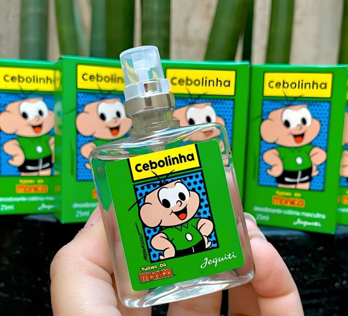 😌 Kit 3 Perfume Infantil Cebolinha Jequiti 25ml