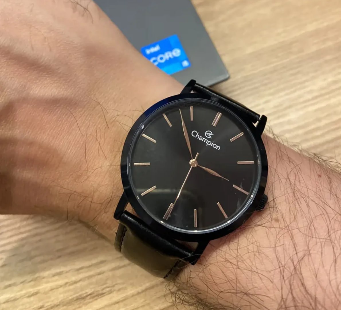 ⌚️Relógio Champion Social Couro