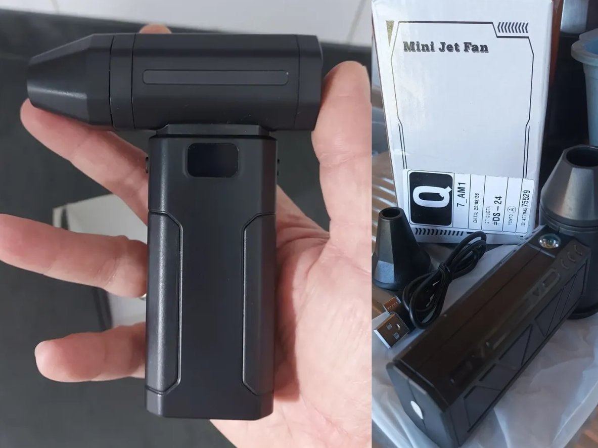 🌬 Mini Soprador de Ar Portátil Sem Fio Recarregável