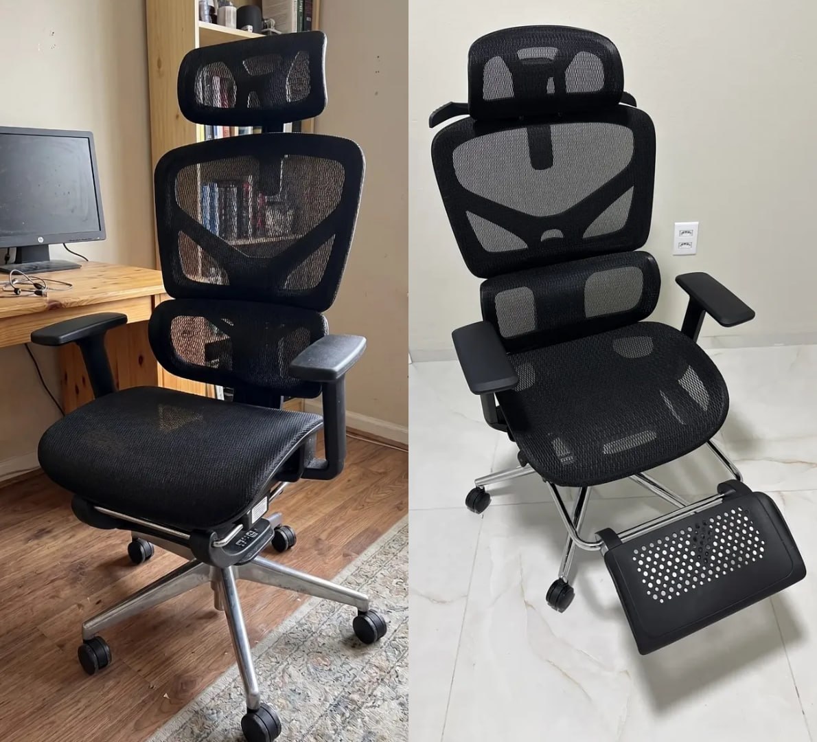 💺 Cadeira Ergonômica Nr17 Respirável, Suporte Lombar - P04 Laruno