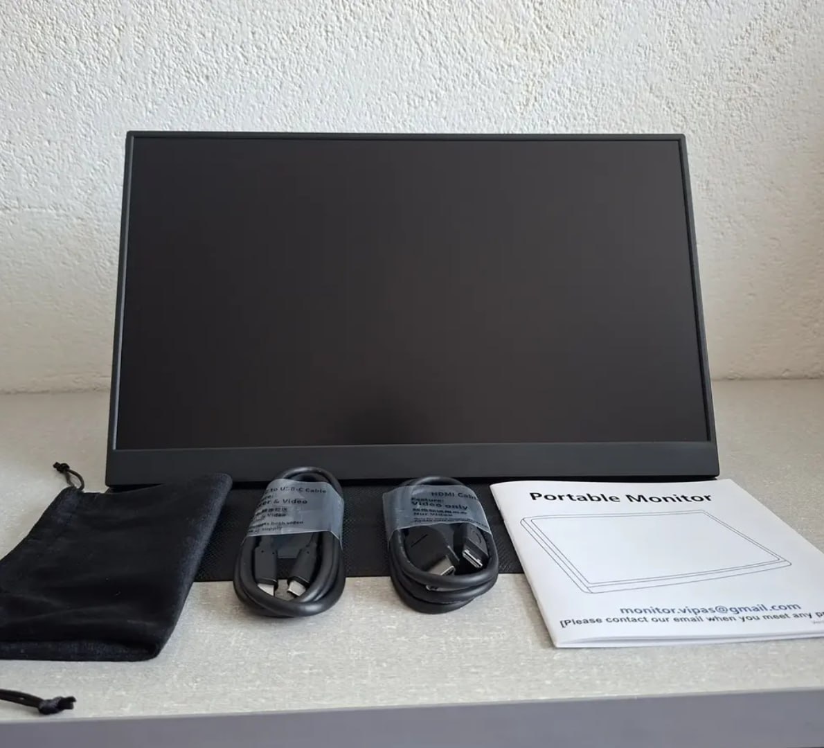 🖥 Monitor Portátil 15.6''com Usb C Dupla/hdmi Fhd 1080p 60hz