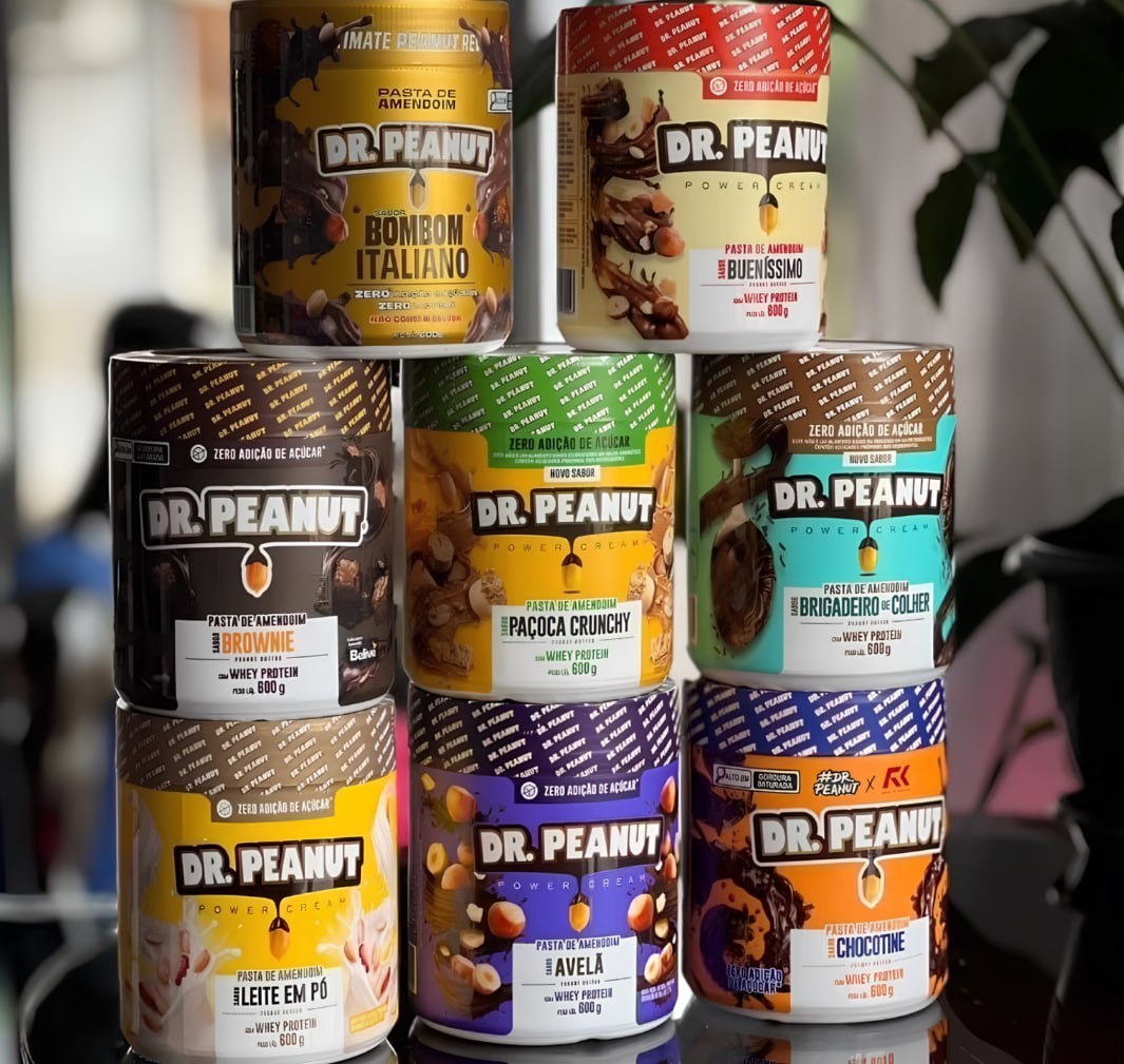🥄 Pasta De Amendoim Dr. Peanut 600g Novos Sabores Gourmet