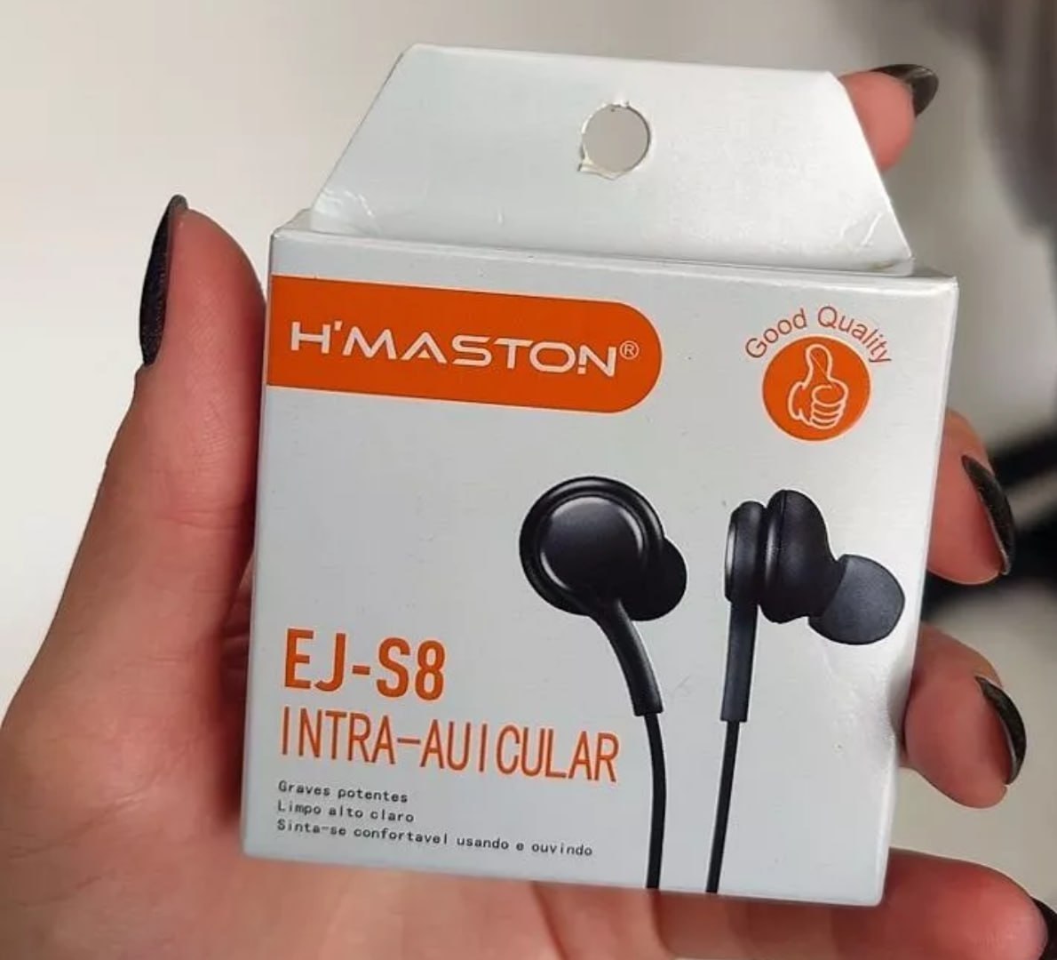 🎧 Fone De Ouvido EJ-S8 P2 Com Microfone - H'maston