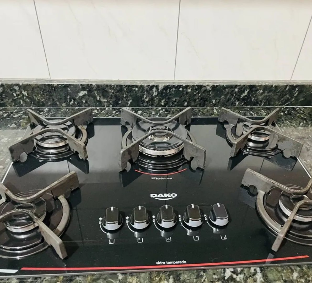 ✅ Cooktop 5 Bocas Dako Supreme Tripla Chama Bivolt